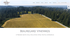 Desktop Screenshot of beauregardvineyards.com